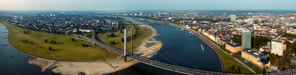 Düsseldorf ist unsere Heimat, hier kennen wir uns aus.